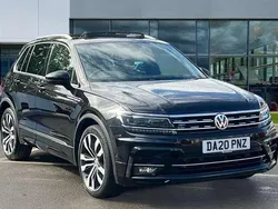 Deep black pearl Used 2020 VW Tiguan R-line SUV | £24,247 (Good price)
