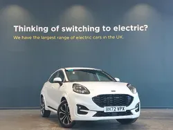 White Used 2022 Ford Puma ST-Line Hatchback | £17,498 (Fair price)