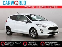 White Used 2021 Ford Fiesta Trend Hatchback | £9,989 (Fair price)