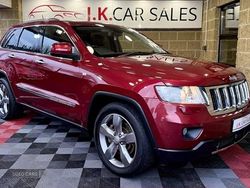 Red Used 2012 Jeep Grand Cherokee Overland SUV | £9,995