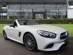 White Used 2020 Mercedes SL400 Premium Cabriolet | £46,002 (Expensive)