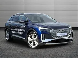 Blue Used 2024 Audi Q4 e-tron S-Line SUV | £35,741 (Good price)