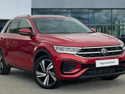 Deep black pearl Used 2022 VW T-Roc R-line SUV | £19,229 (Fair price)