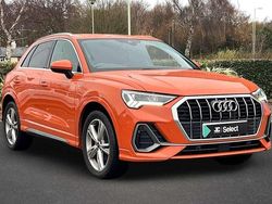 Orange Used 2022 Audi Q3 S-Line SUV | £27,500 (Fair price)