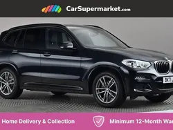 Black Used 2021 BMW X3 M Sport SUV | £26,476 (Good price)
