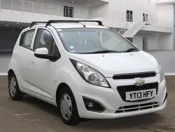 White Used 2013 Chevrolet Spark LT Hatchback | £2,395 (Fair price)