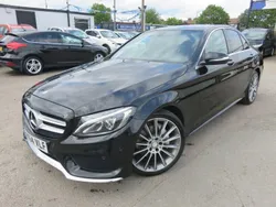 Black Used 2015 Mercedes C220 AMG Line Premium Sedan | £7,990