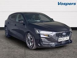 Black Used 2024 Ford Focus ST-Line X Hatchback | £20,995 (Fair price)