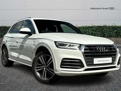 White Used 2018 Audi Q5 S-Line SUV | £18,985 (Fair price)