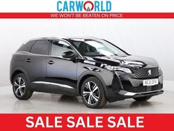 Black Used 2021 Peugeot 3008 GT SUV | £16,969 (Fair price)