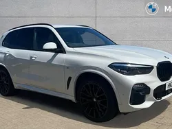 White Used 2021 BMW X5 M Sport SUV | £44,768 (Fair price)
