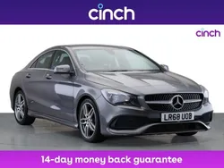 Grey Used 2018 Mercedes CLA180 AMG line Sedan | £13,999 (Fair price)