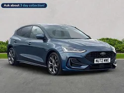 Blue Used 2022 Ford Focus ST-Line Hatchback | £14,838 (Fair price)