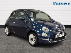 Blue Used 2022 Fiat 500 Dolcevita Cabriolet | £10,990 (Fair price)