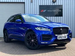 Blue Used 2018 Jaguar F-Pace R-Sport SUV | £15,890 (Fair price)