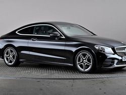 Black Used 2019 Mercedes C200 AMG line Coupe | £18,498 (Fair price)