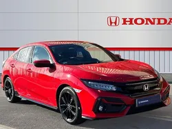 Red Used 2021 Honda Civic Sport Hatchback | £16,091 (Fair price)