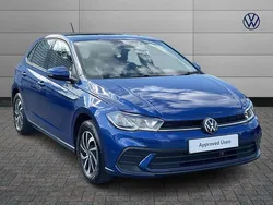 Blue Used 2023 VW Polo Life Hatchback | £16,759 (Fair price)