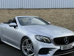 Silver Used 2018 Mercedes E220 AMG Line Premium Cabriolet | £19,490 (Fair price)