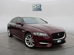 Red Used 2017 Jaguar XF R-Sport Sedan | £11,750 (Fair price)