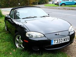 Black Used 2002 Mazda MX5 Cabriolet | £1,000 (Super price)