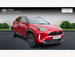 Red New 2025 Toyota Yaris Hybrid Design Hatchback | £25,407 (Fair price)