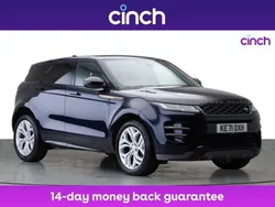 Blue Used 2021 Land Rover Range Rover evoque SE Dynamic SUV | £25,149 (Good price)