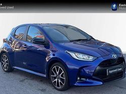 Blue Used 2022 Toyota Yaris Hybrid Hatchback | £17,699 (Fair price)
