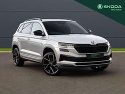 Brilliant silver metallic Used 2023 Skoda Karoq SportLine SUV | £24,995 (Fair price)