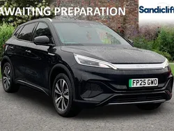 Metallic cosmos black Used 2025 BYD Atto 3 Design SUV | £27,108 (Fair price)