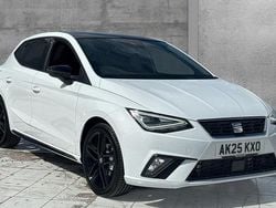 Metallic nevada white Used 2025 Seat Ibiza Black Edition Hatchback | £19,690 (Fair price)