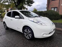 White Used 2015 Nissan Leaf Tekna Hatchback | £3,495 (Fair price)