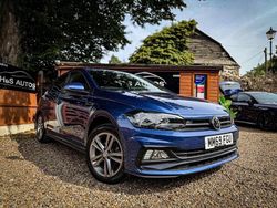 Blue Used 2019 VW Polo R-line Hatchback | £14,000 (A bit pricey)
