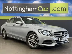 Silver Used 2015 Mercedes C200 Sedan | £13,695 (Fair price)
