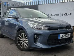 Blue Used 2019 Kia Rio 2 Hatchback | £13,054 (Fair price)