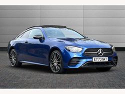 Blue Used 2023 Mercedes E400 AMG line Coupe | £41,481 (Fair price)