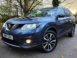 Blue Used 2017 Nissan X-Trail Tekna SUV | £10,690 (Fair price)