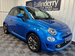 Blue Used 2017 Fiat 500 S Hatchback | £6,950 (Fair price)