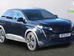 Black Used 2021 Peugeot 3008 Premium Hatchback | £19,799 (Fair price)