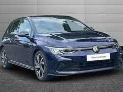 Atlantic blue Used 2021 VW Golf VIII R-line Hatchback | £18,795 (Expensive)