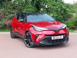 Red/black Used 2022 Toyota C-HR Sport SUV | £21,798 (Fair price)
