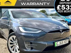 Grey Used 2019 Tesla Model X Long Range SUV | £28,990 (Fair price)