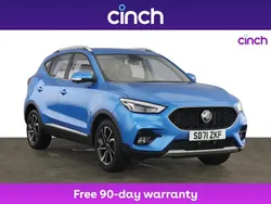 Blue Used 2021 MG ZS Exclusive Sedan | £12,989 (Fair price)