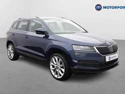 Blue Used 2021 Skoda Karoq SE L SUV | £14,649 (Fair price)