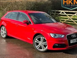 Red Used 2014 Audi A3 S-Line Hatchback | £10,895 (Fair price)