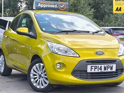 Gold Used 2014 Ford Ka Zetec Hatchback | £3,595 (Fair price)