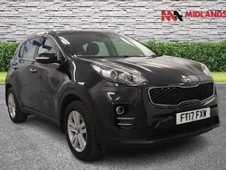 Black Used 2017 Kia Sportage 2 SUV | £8,000 (Fair price)