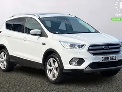 White Used 2018 Ford Kuga ST-Line X SUV | £12,599 (Good price)