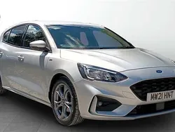 Silver Used 2021 Ford Focus ST-Line Hatchback | £13,299 (Fair price)