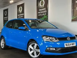Blue Used 2014 VW Polo SEL Hatchback | £6,990 (Fair price)